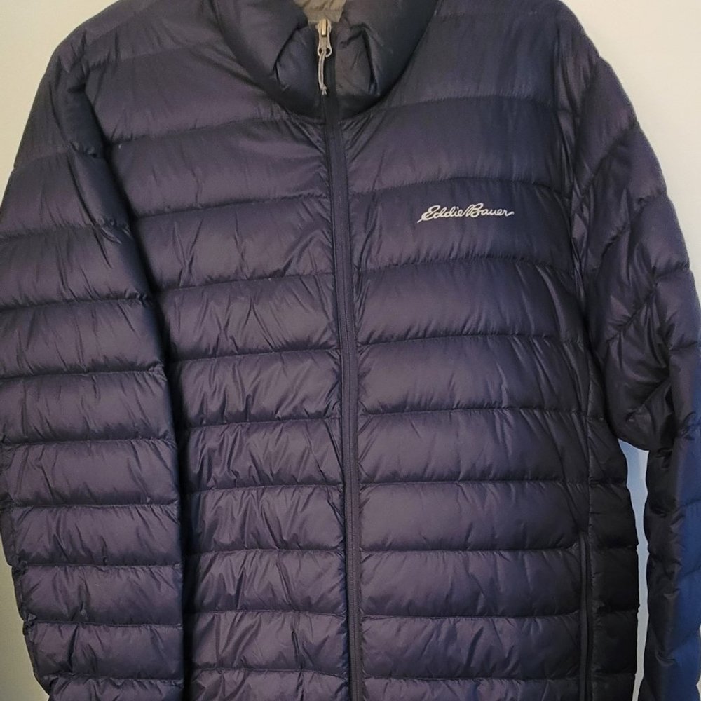 Eddie Bauer Men's CirrusLite Down Jacket 2XL Navy Blue
